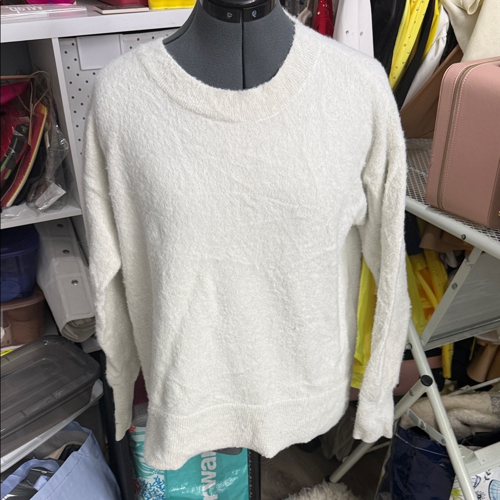 Maurices Soft Cream Crew Neck Sweater